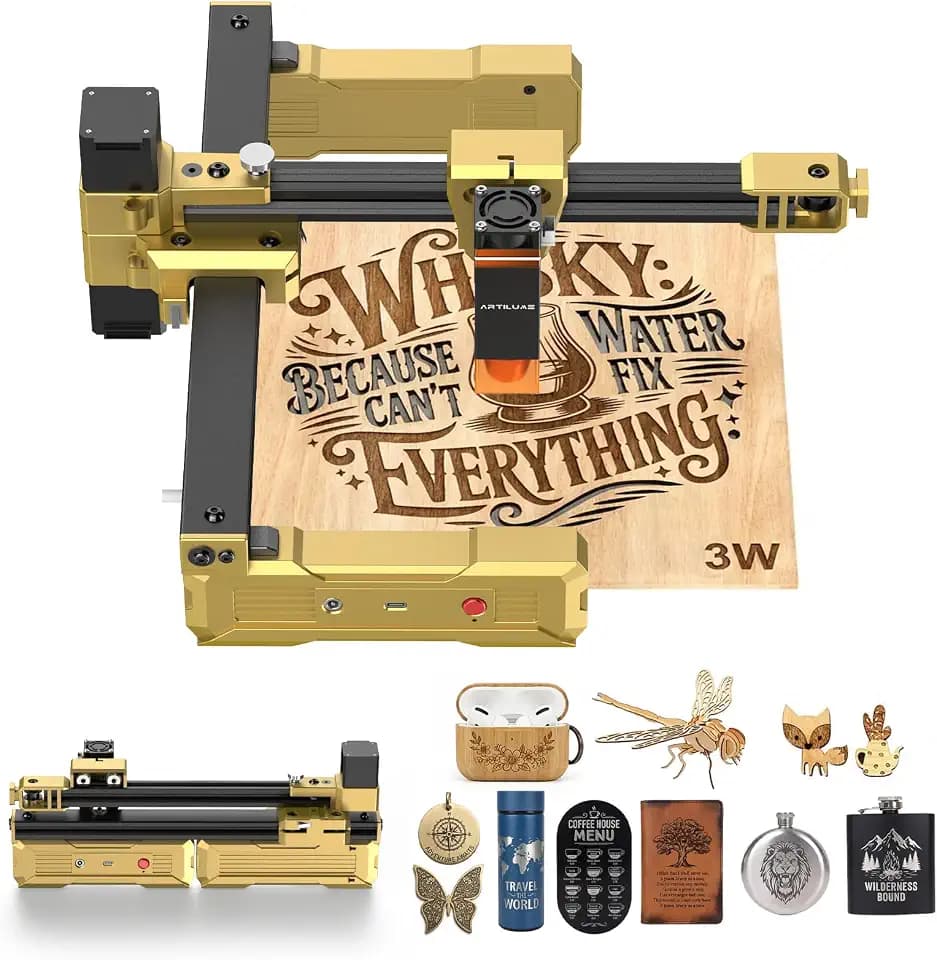 Laser Engraver 3000mW Laser Engraving Machine