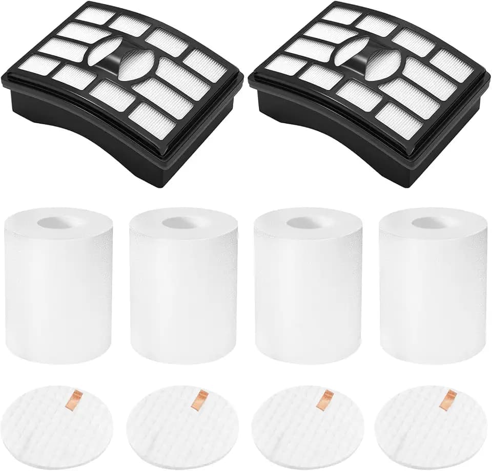 2+4 Pack Rotator Vacuum Filter Replacement for Shark Lift-Away NV500, NV501