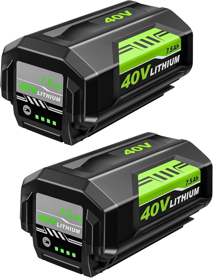 2Pack 7.5Ah Battery Replacement for Ryobi 40V Battery OP40602 OP40601