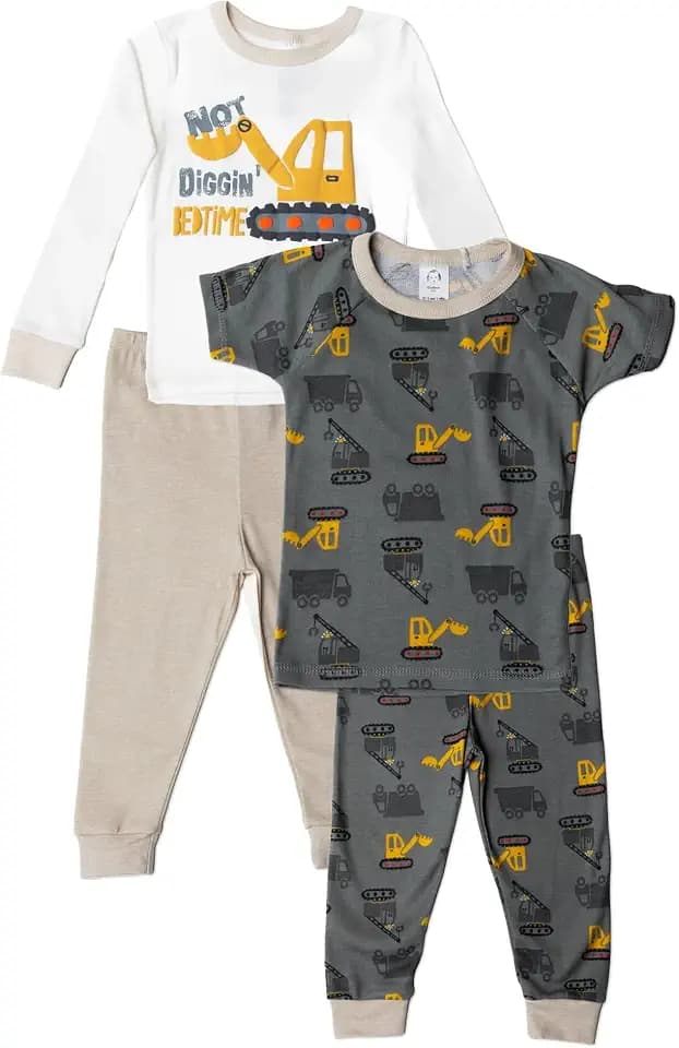 Gerber Baby Boys 4 Piece Pajama Set