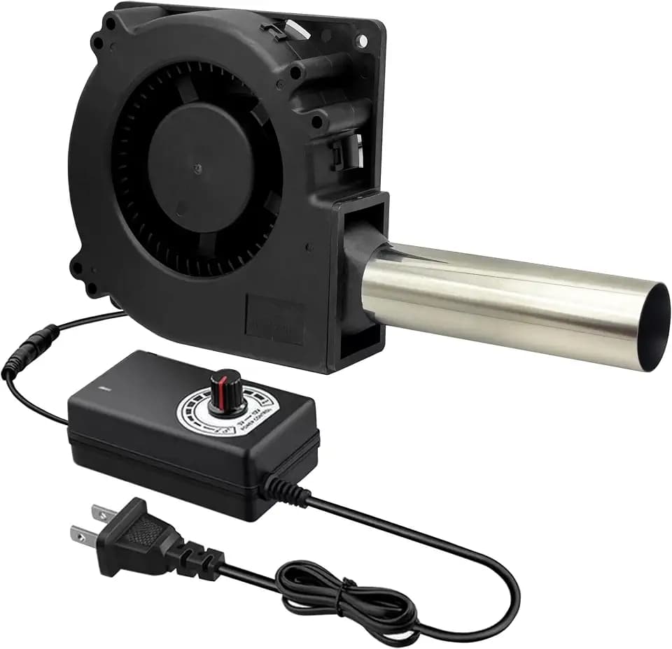 YOWEE BREEZE 120mm x 32mm 12V Centrifugal Blower,AC 100V-240V Speed Control