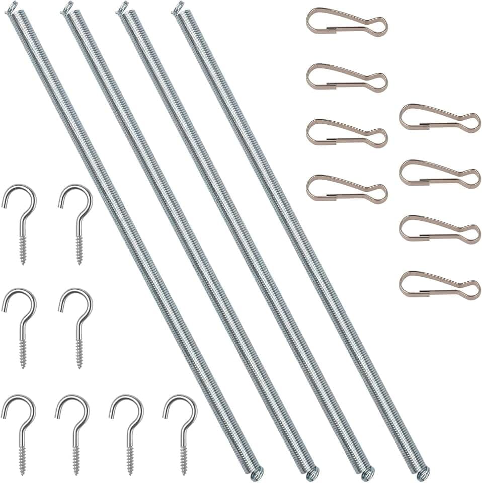 V6 Screen Door Spring for Lightweight Storm Doors and Screen Doors, 4-Pack