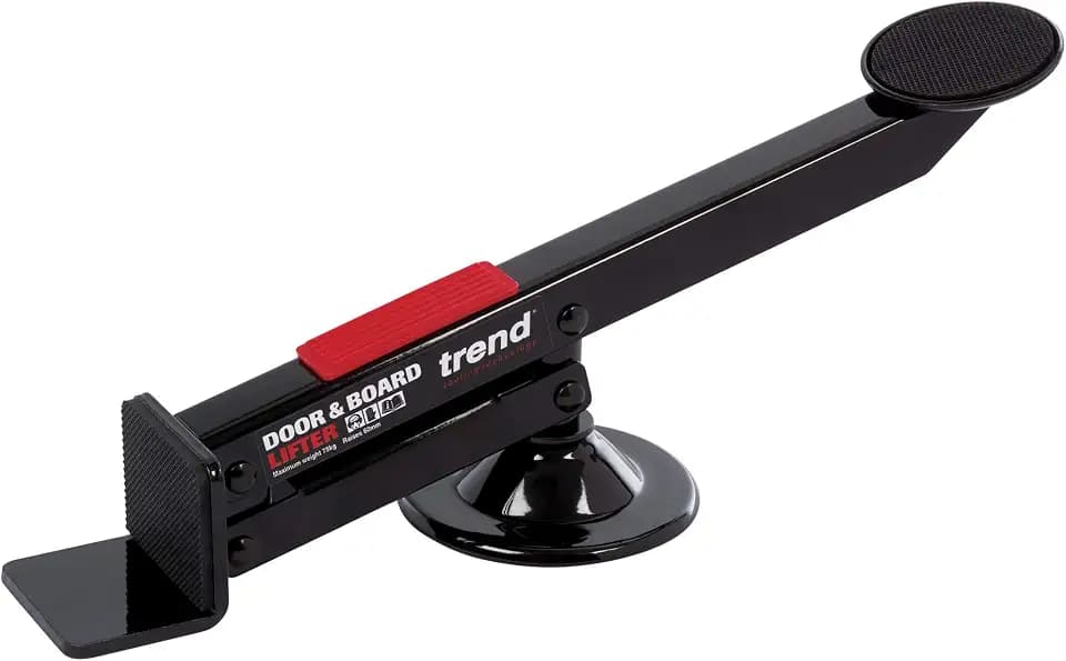 Trend Swivel-Type Door and Board Lifter, Hands-Free Support for Your Projects, Black, D/Lift/B