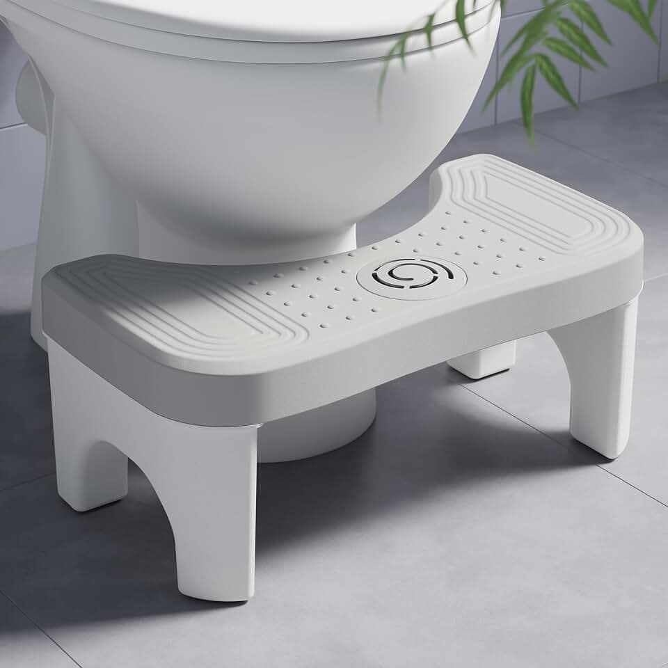 Squatting Toilet Stool, Poop Stool Squat Adult, 7" Potty Stool for Bathroom