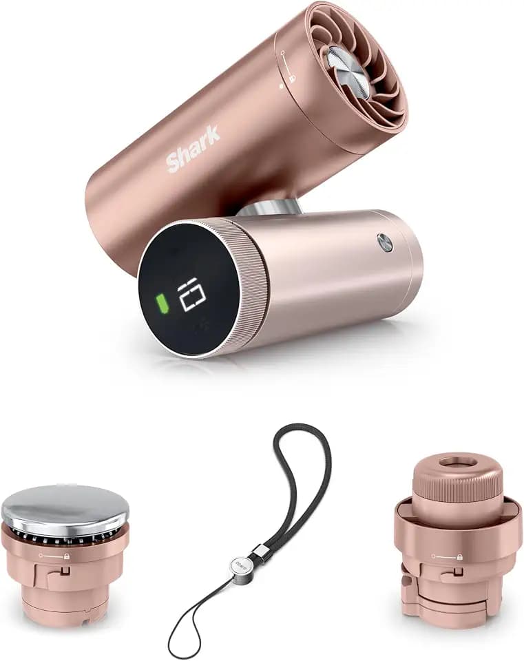 Shark ChillPill 3-in-1 Fan, Mist and Cooling Plate, Rose Gold, FA022GD