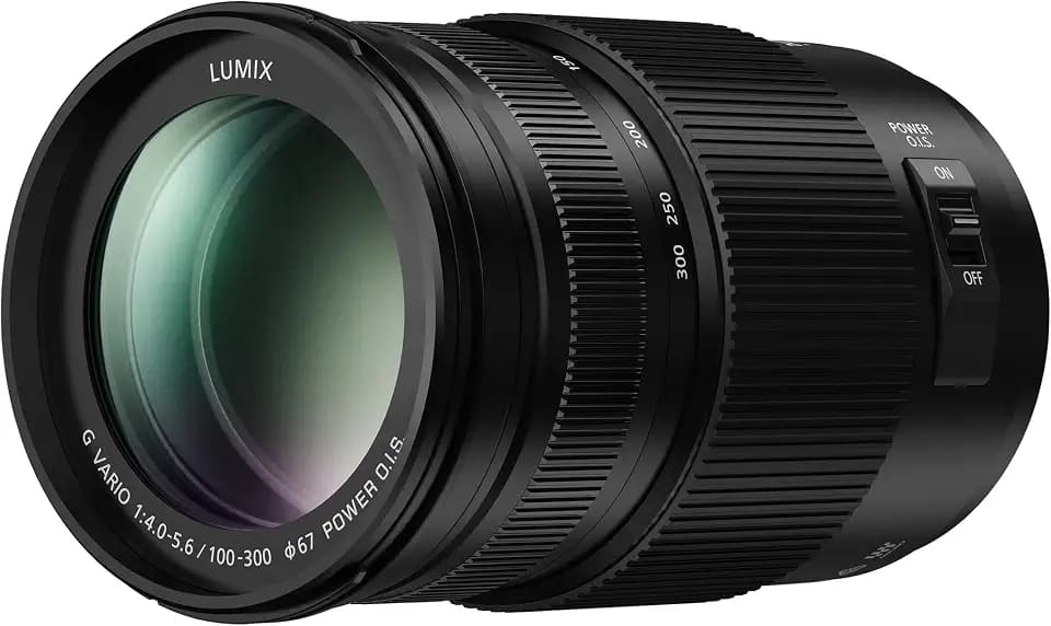 Panasonic H-FSA100300E Lumix G Vario 100-300 mm/ F4.0-5.6 II/O.I.S. schwarz