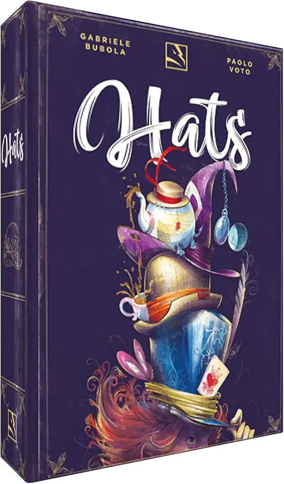 Blackrock Games Thundergryph Games Hats Board Game | Strategy Game Based on Alice in Wonderland | Set Collection Game for Kids and Adults | Ages 14+ | 2-4 Players | Avg. Playtime 20-30 Minutes | Made
