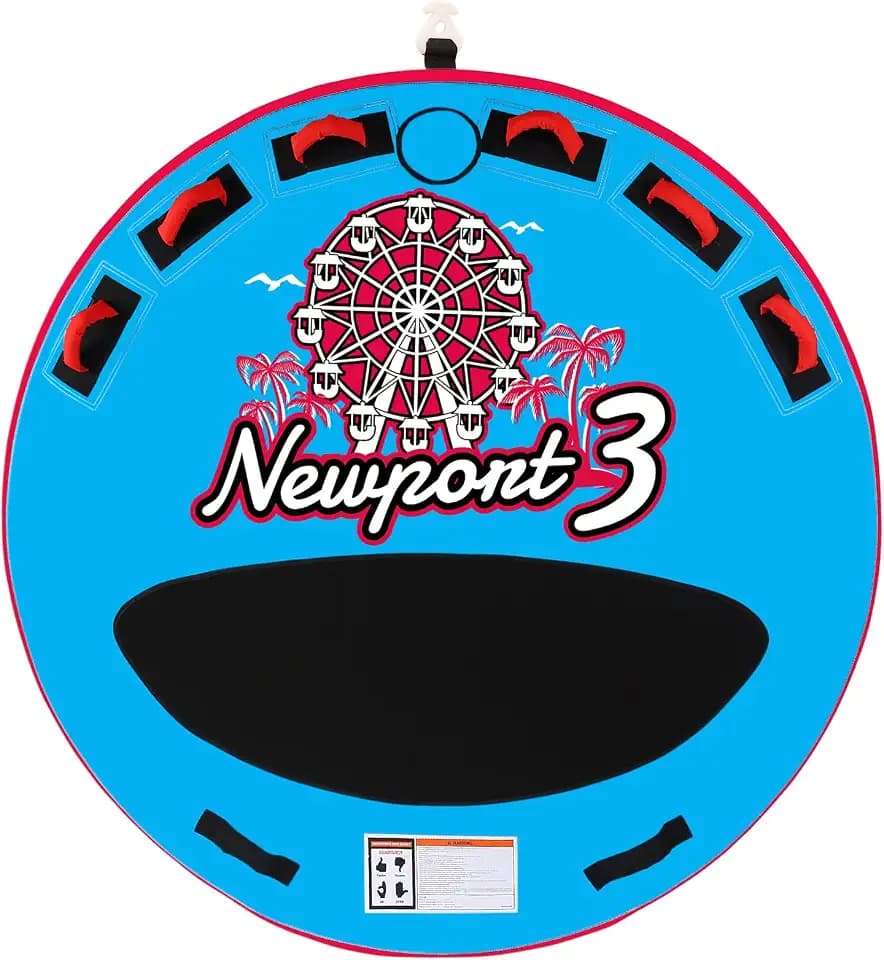 Swonder Towable Tubes for Boating, 65’’ & 75’’ Boat Tubes and Towables - Newport Classic Round Inflatable Tubes for Boats to Pull
