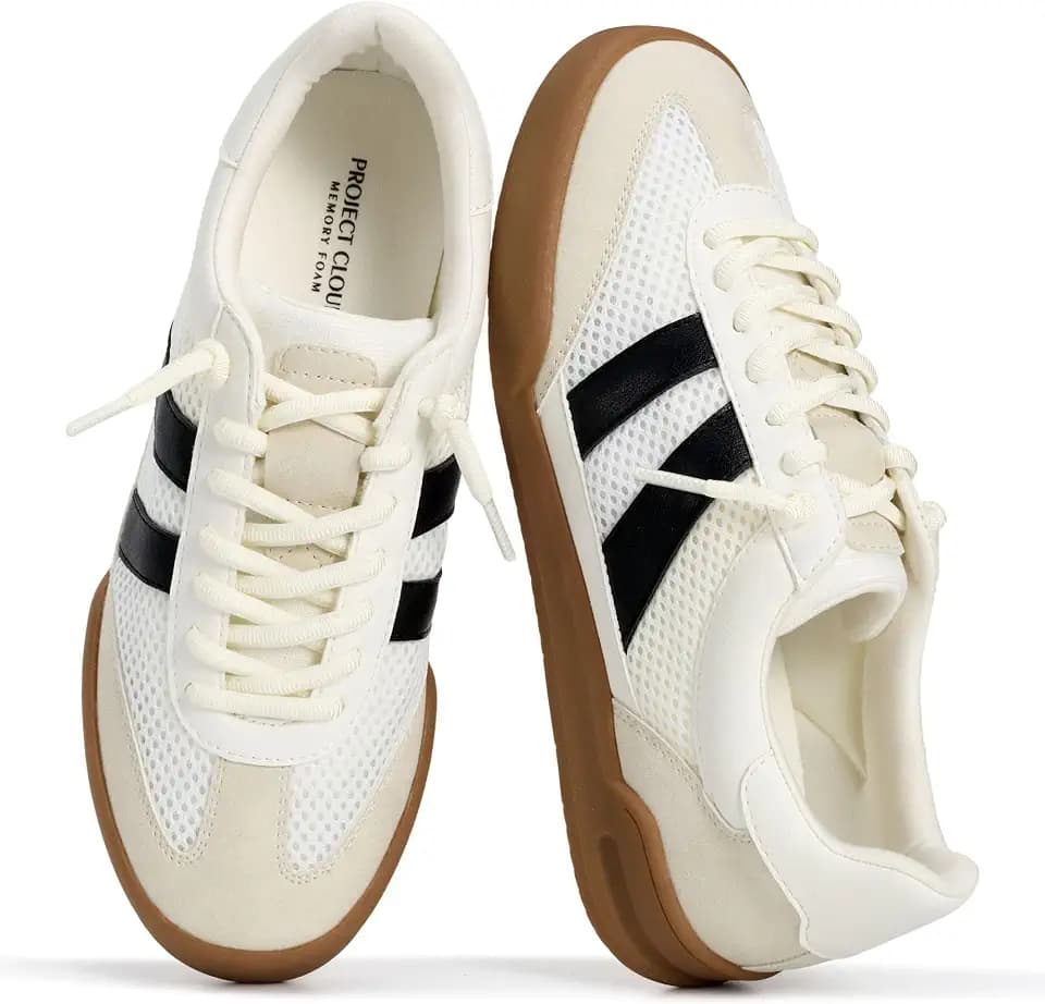 Project Cloud 100% Genuine Leather Sneakers for Women Slip On Women Shoes