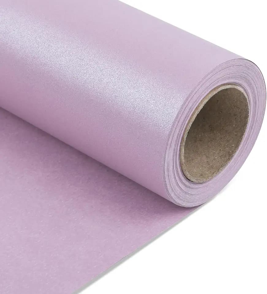 NESCCI Lavender Color Matte Wrapping Paper,Christmas Wrapping Paper