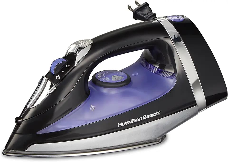Hamilton Beach Steam Iron for Clothes With Versatile Steam Options