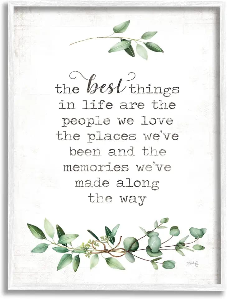 Inspirational Floral Love Sentiment, 16 x 20 Inch Framed Giclée Print
