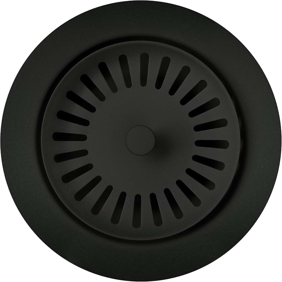 Color-Coordinated Metal Basket Strainer, Coal Black