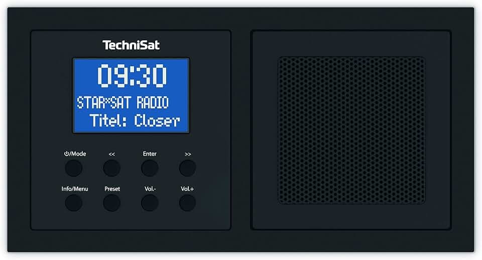 TechniSat DIGITRADIO UP 1 - DAB+ Unterputzradio mit Bluetooth-Empfang