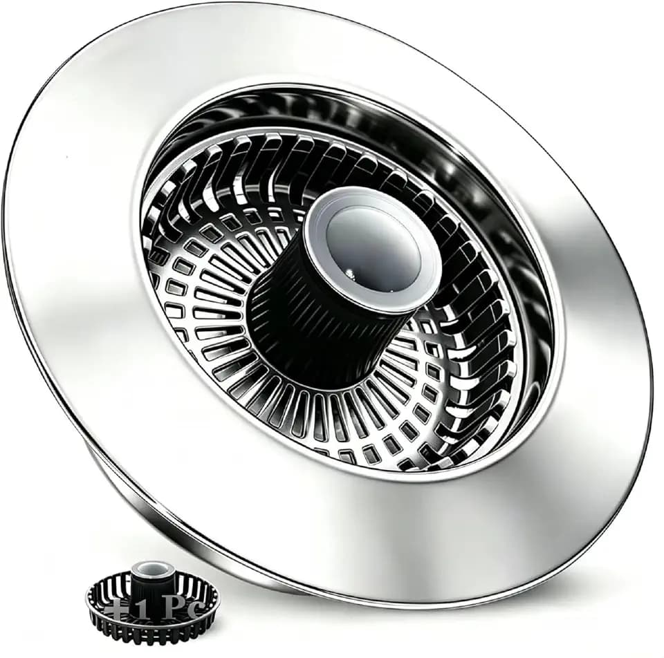 BAOLSLS 3 in 1 Kitchen Sink Stopper, Pop Up Kitchen Sink Drain Strainer