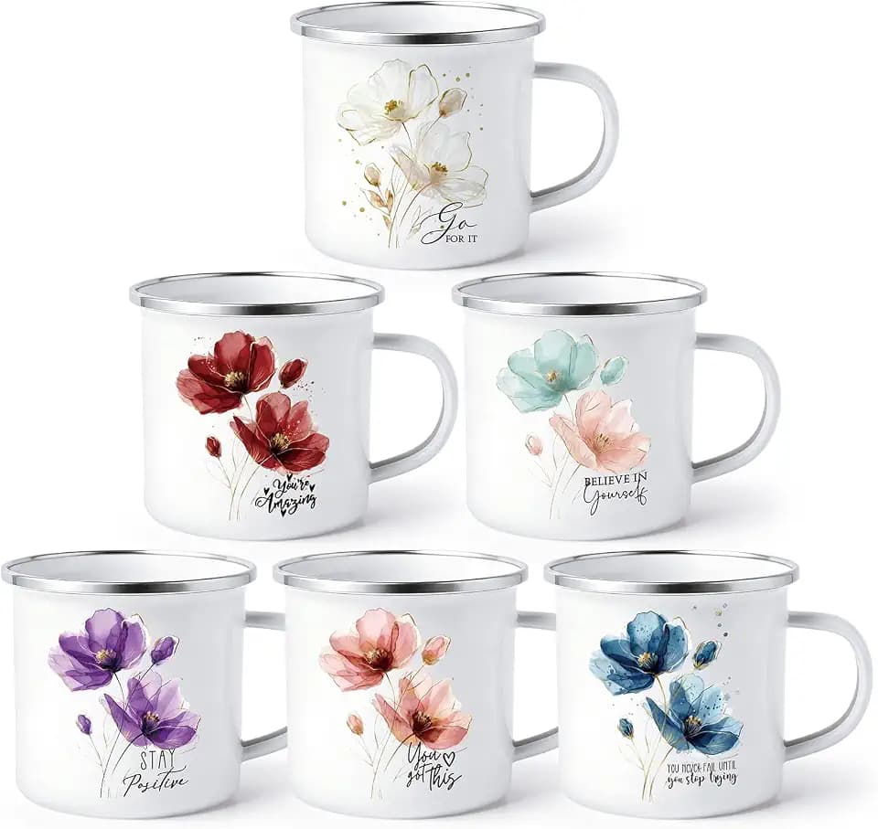 Sieral 6 Pcs Graduation Thank You Mugs Bulk 12 oz
