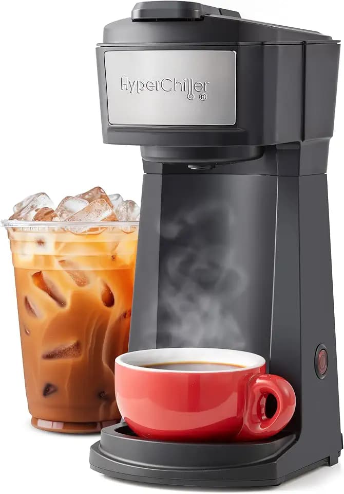 Elite Gourmet HyperChiller EHC210N Iced/Hot Coffee Maker, Black