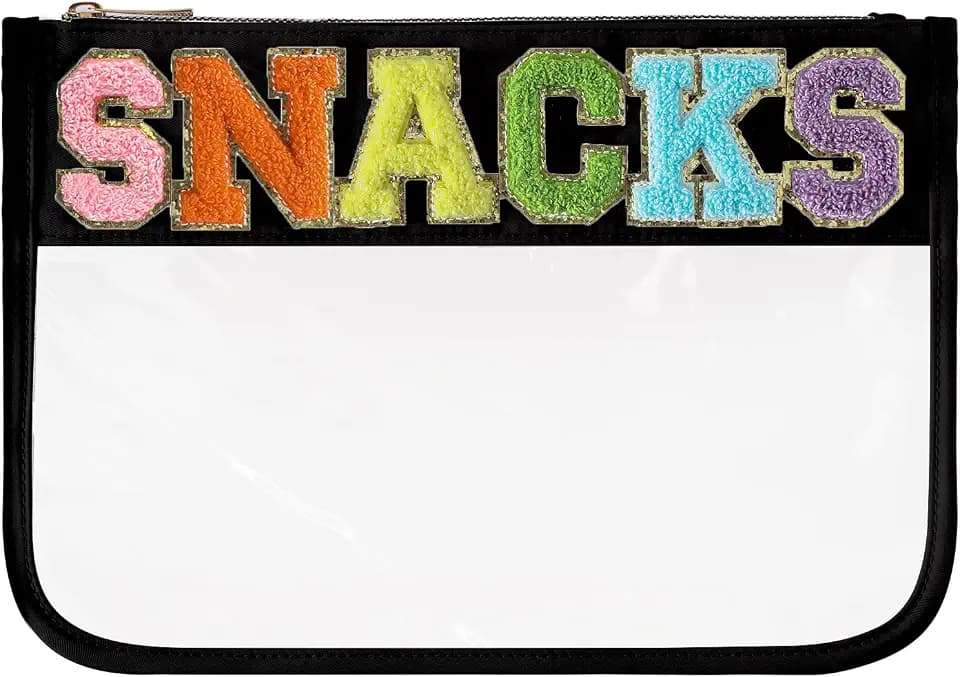 DYSHAYEN Clear Snacks Bag for Travel