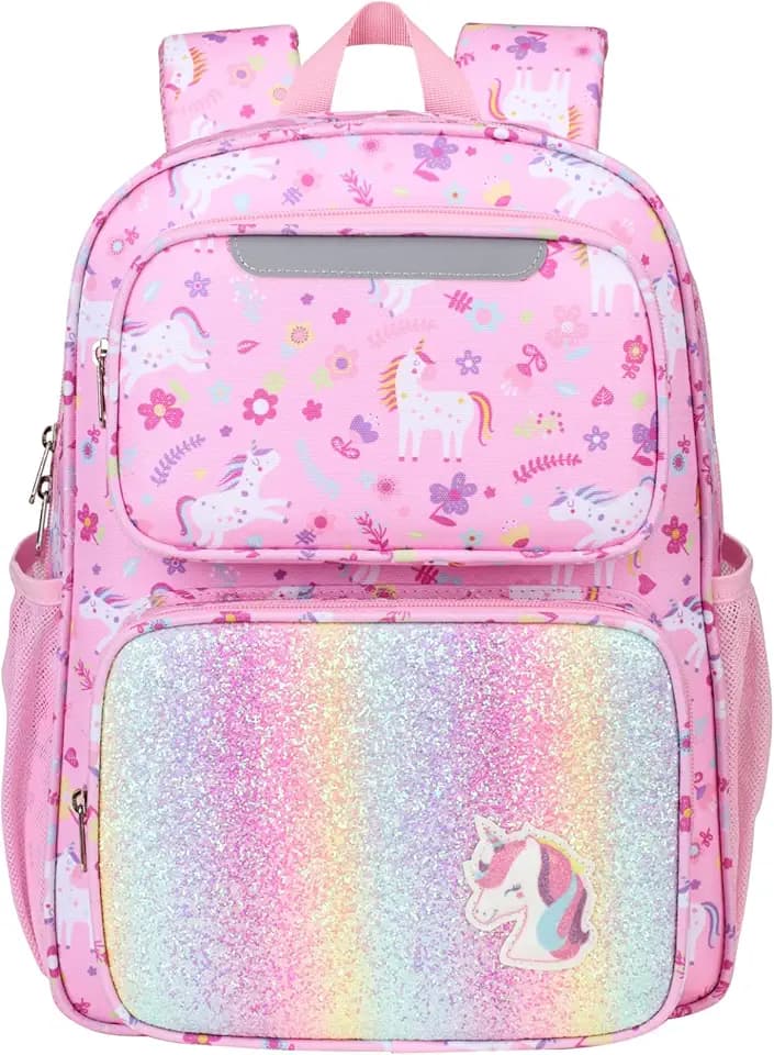 Kids Backpack for Girls Kindergarten - 15 Inch School Bag