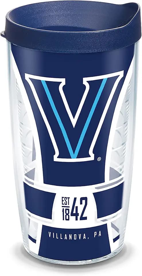 Tervis Made in USA Double Walled Villanova University Wildcats Insulated Tumbler Cup Keeps Drinks Cold & Hot, 16oz, Spirit