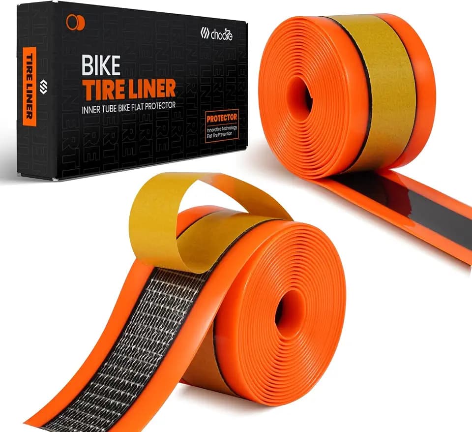 CNC Bike Tire Liners, Self Adhesive Puncture Proof Tire Liner, Mountain Bicycle TPU Anti-Puncture Tube Flat Protector, Compatible with 18 20 24 26 27.5 28 29 MTB, Road Gravel Bike 700C Tires
