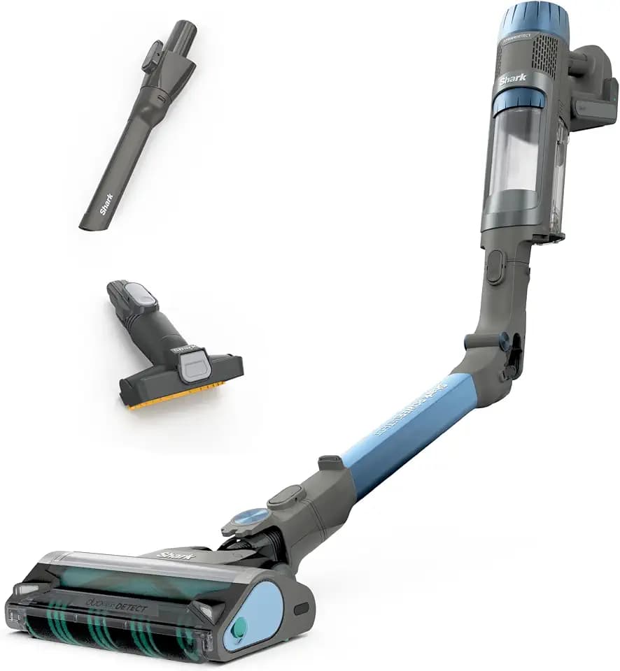 Shark PowerDetect Cordless Stick Vacuum, Java Ice Blue, IP1255