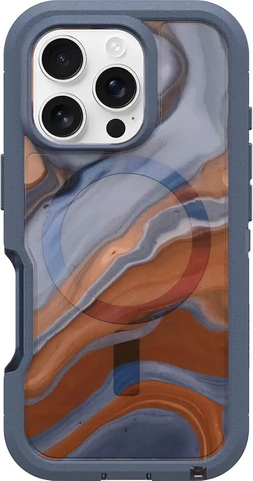 OtterBox iPhone 16 Pro Defender Series XT Clear Case - High Desert Marble