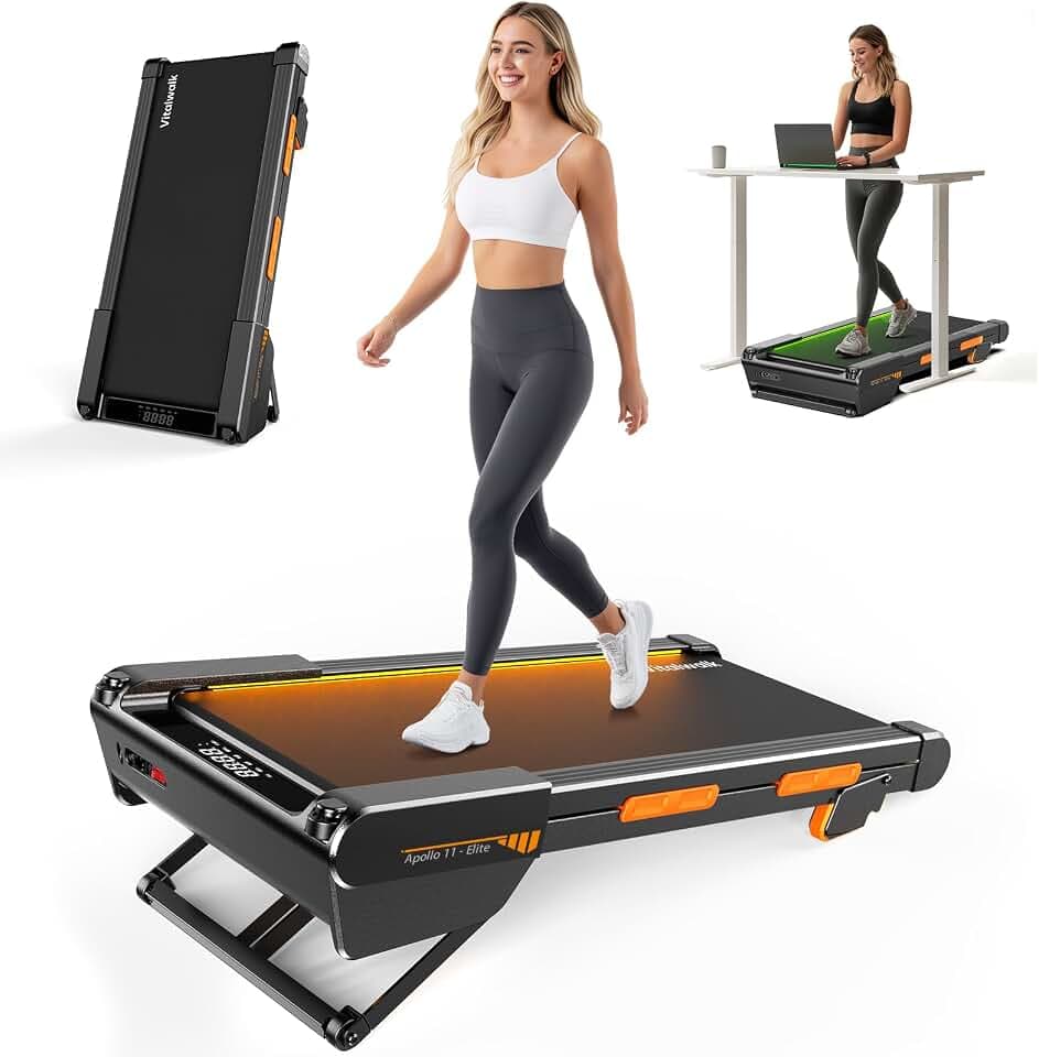 Vitalwalk Walking Pad with Incline 15% Auto Treadmills for Home Small Space