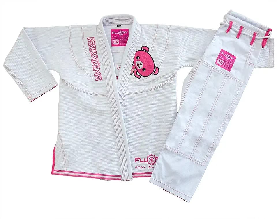 FLUORY BJJ Gi for Ladies Women Brazilian Jiu Jitsu Suit Female Kimonos Women BJJ Uniform