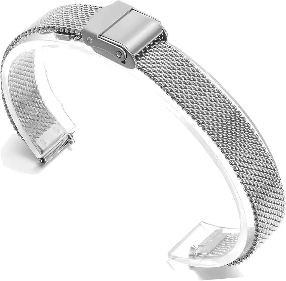 Edelstahl 316L Uhrenarmband 10mm 12mm 14mm 16mm 17mm 18mm 19mm 20mm 21mm 22mm Ersatzarmband Metall Schnellverschluss