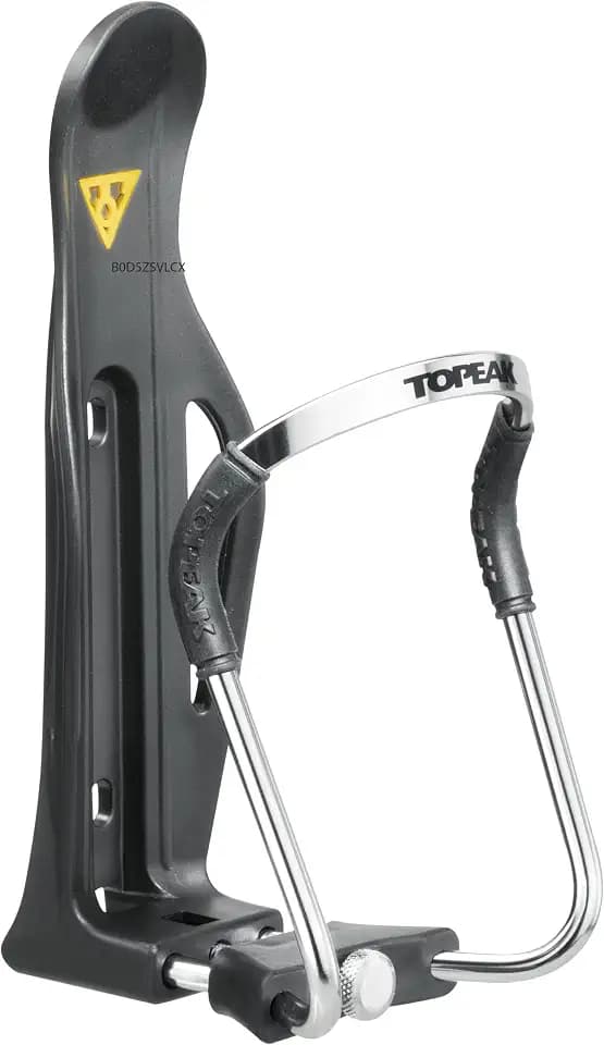 Topeak Modula Cage II Adjustable Water Bottle Holder – Fits 63–74mm (2.5”–2.9”), Aluminum & Plastic Build, Quick Button Adjustment, Lightweight, Durable & Universal Fit for Most Bikes
