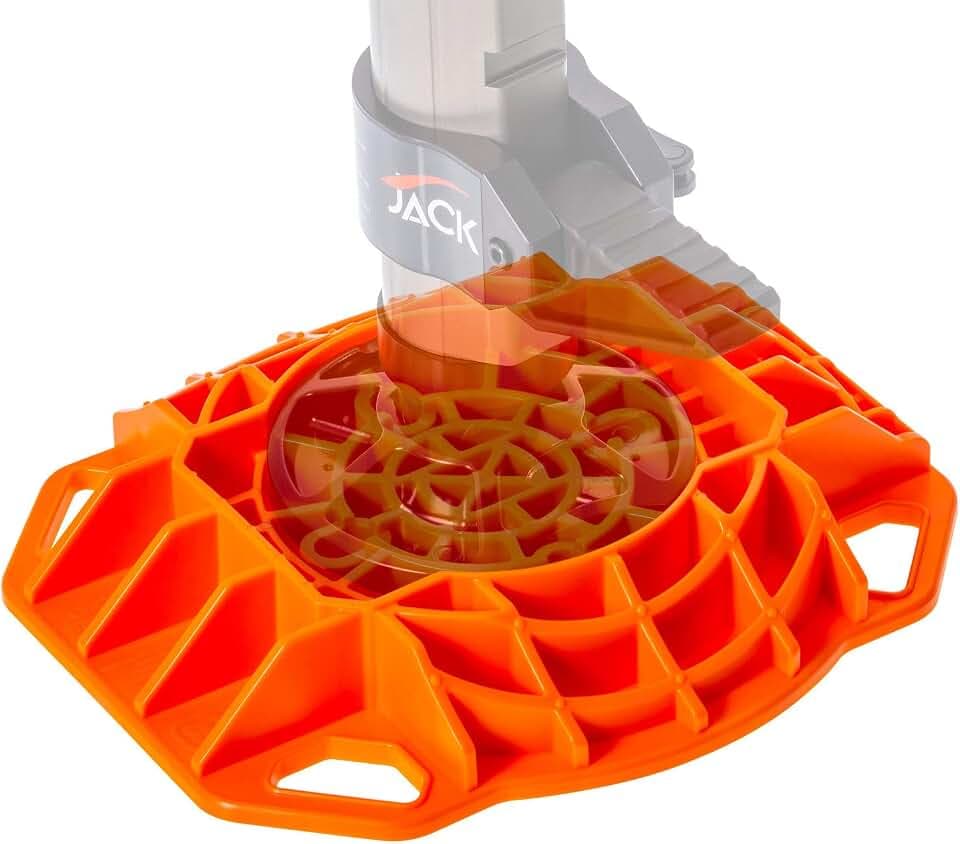 ARB 10100111 Jack Base 15400 lbs Load Capacity Hydraulic Heavy Duty Low Profile High-Density Polyethylene Jack Base