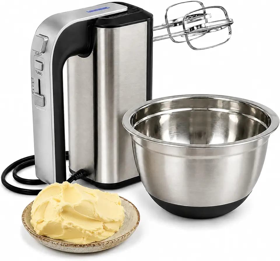 Electric Butter Churner with One-Touch & Adjustable Speeds, Butter Maker