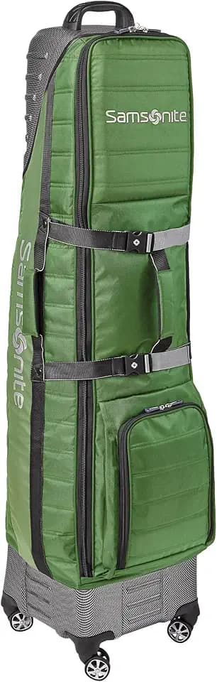 Samsonite "The Protector Hardside and Softside Golf Travel Bag with Shark Wheels, Waterproof Exterior