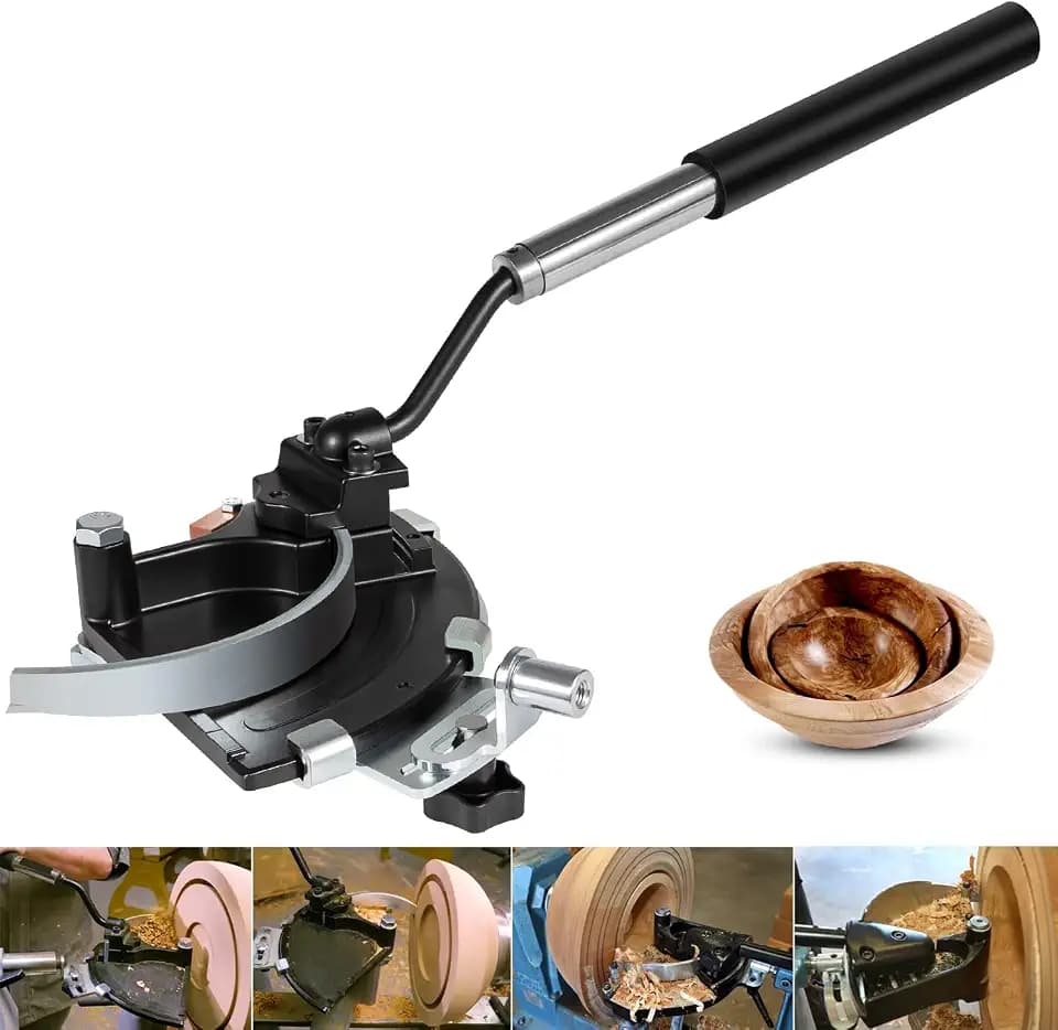 For Woodcut Bowlsaver Coring System with 2 High-Strength Blades for Coring Bowl Blanks 3" to 12" on Woodturning Lathe BSVR