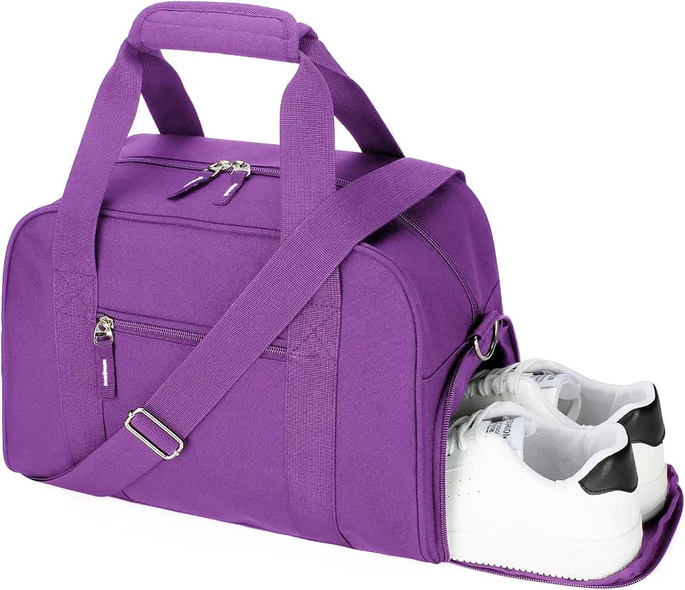Searock 14 inch Small Gym Bag with Shoe Compartment