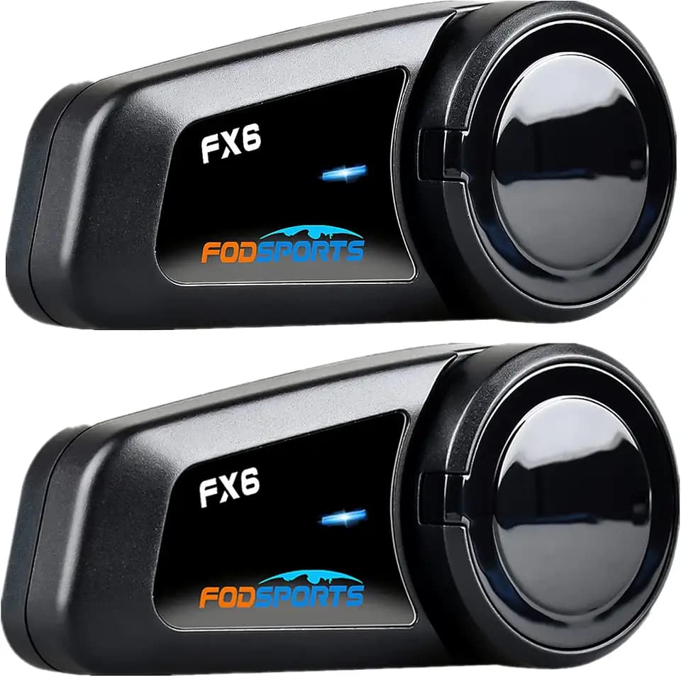 FODSPORTS FX6 Motorrad Bluetooth Headset(2 Pack)