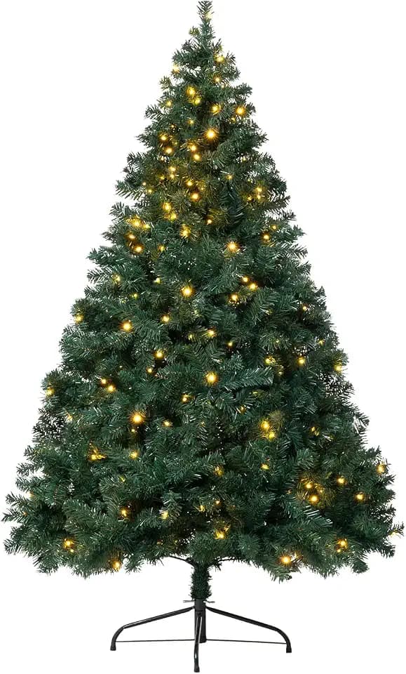 4FT Christmas Tree with Warm Light,Artificial Xmas Tree for Christmas Decor