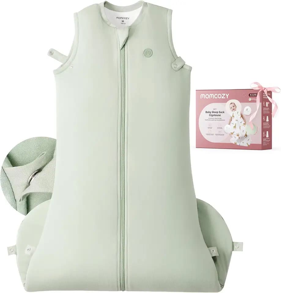 Momcozy Sleep Sack for Baby 0-6 Months, 1.5 TOG Baby Wearable Blanket
