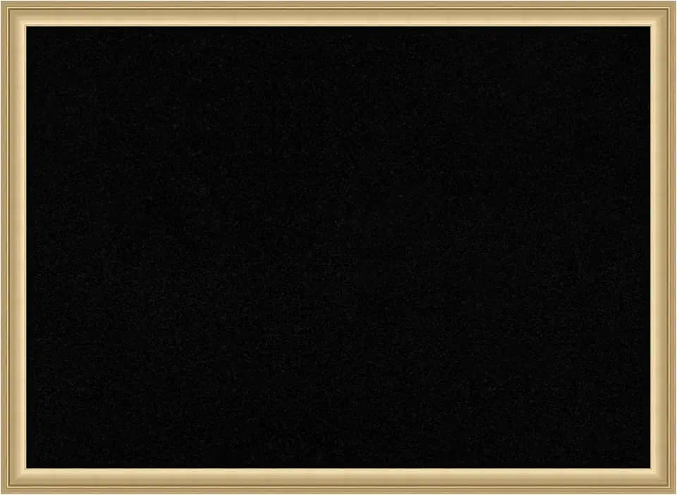 Amanti Art Black Cork Board for Wall, 30x22 Casual Office Decor
