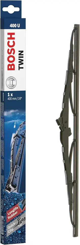 Bosch Scheibenwischer Twin400U, Länge: 400mm – einzelner Scheibenwischer für Frontscheibe