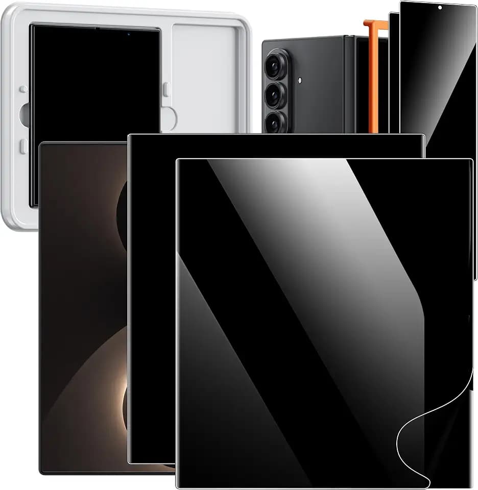 Hoerrye für Privacy Panzerglas für Galaxy Z Fold 8 ultra & Z Fold 7,4 Stück