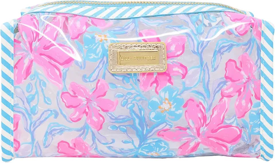 Lilly Pulitzer Vinyl Pouch, Beachside Haven