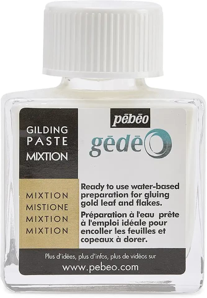 Pebeo 766544 Gedeo Gilding Art Paint Paste, 2.53 Fl Oz (Pack of 1), Gold
