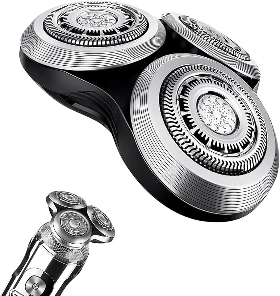 New Silvery SH90/80/70 One Blade Replacement Heads Compatible with Philips Norelco S9000/8000/7000 ,Fit for 9XXX,7310,7340,7530,7740,7880, 7950 etc (Silvery)