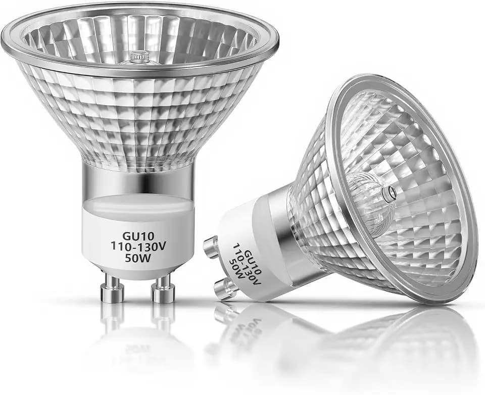 Homelist 2 Pack GU10 Halogen Bulb, Candle Warmer Lamp Replacement Bulbs