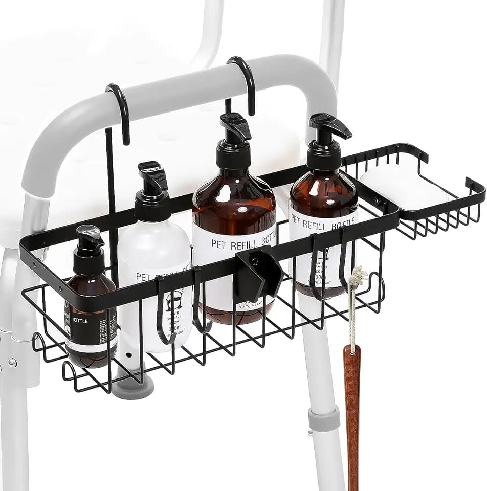TYYIHUA Shower Caddy Basket Hanging on Shower Chair Arms