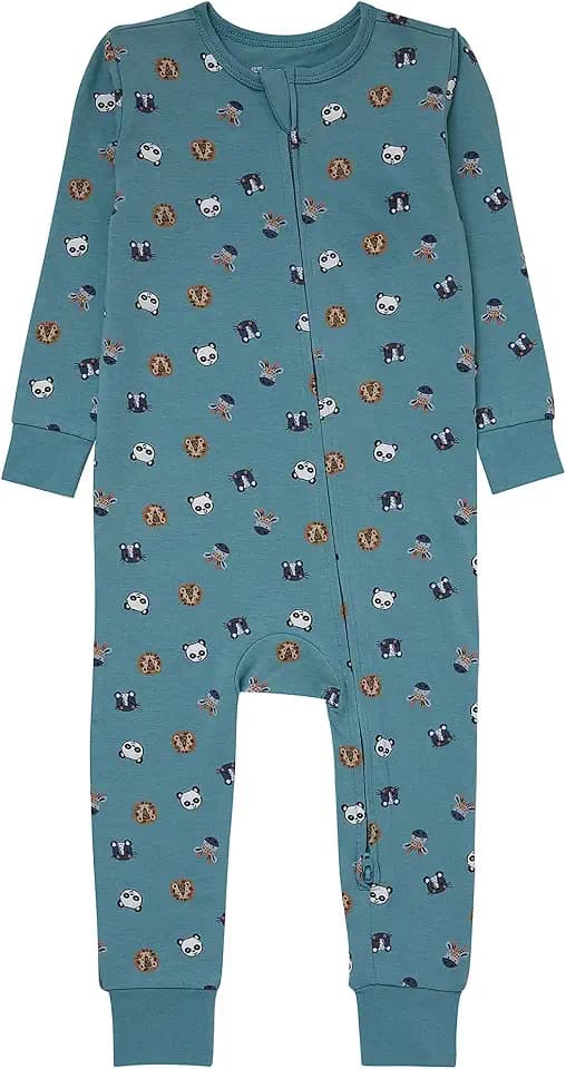 Hanes Baby Pure Comfort Organic Long Sleeve Footless Sleep N' Play, Infant Playsuit, Boys & Girls
