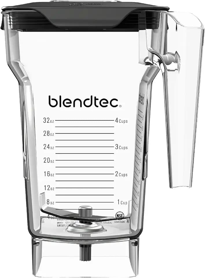 Blendtec 75oz FourSide Jar, 32oz Blending Capacity, Clear