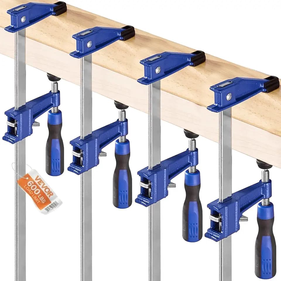 VEVOR 36" Bar Clamps for Woodworking, 4-Pack, 600 lbs Load Limit